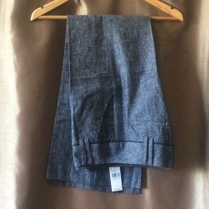 IZ Byer California grey linen/cotton pants, size 5